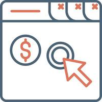 Pay Per Click Vector Icon