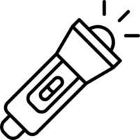 Flashlight Vector Icon