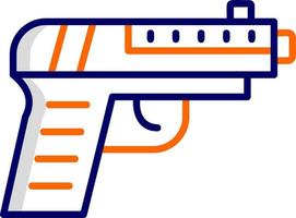 icono de vector de pistola