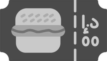 Barger Ticket Vector Icon