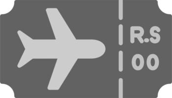 Plane Ticket Vector Icon