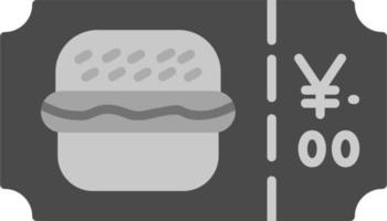 Barger Ticket Vector Icon