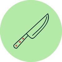 icono de vector de cuchillo