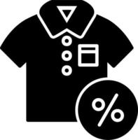 Discounted Tshirt Vector Icon