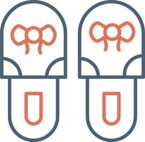 Slippers Vector Icon