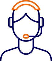 Customer Service Agent Vector Icon