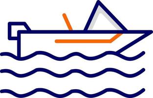 Motorboat Vector Icon
