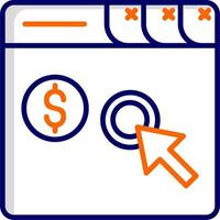 Pay Per Click Vector Icon