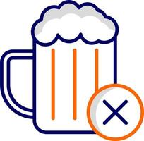 No Alcohol Vector Icon