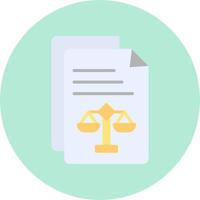 icono de vector de documento legal