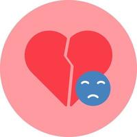 Broken Heart Vector Icon