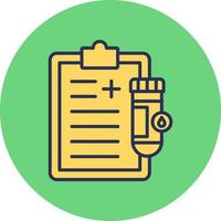 Urine Report Vector Icon