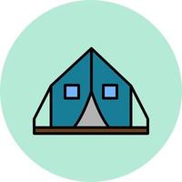 Tent Vector Icon