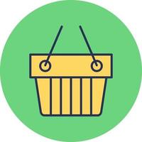 Shopping Basket Vector Icon