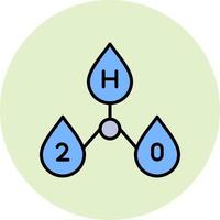 H2o Vector Icon