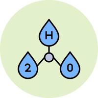 H2o Vector Icon