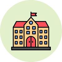 University Building Vector Icon