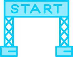 Start Line Vector Icon