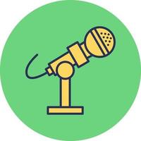 Microphone Stand Vector Icon