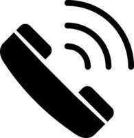 icono de vector de llamada telefónica