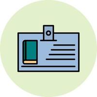 Library Card Vector Icon