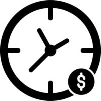 Time Is Money Vector Icon