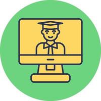 Online Learning Vector Icon