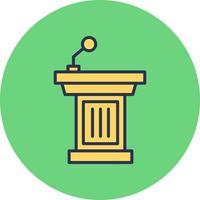 Podium Vector Icon