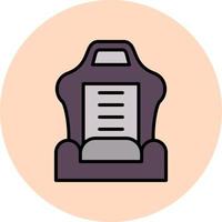 Car Seat Vector Icon