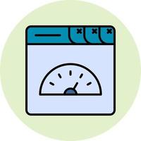 Page Speed Vector Icon