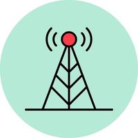 icono de vector de antena