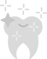 Shining Tooth Vector Icon