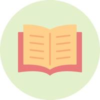 Open Book Vector Icon