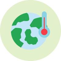 icono de vector de calentamiento global