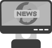 News Report Vector Icon