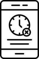 No Time Vector Icon