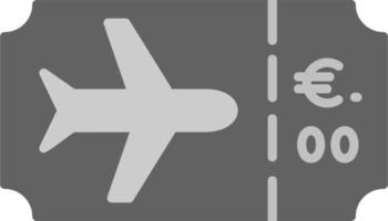 Plane Ticket Vector Icon