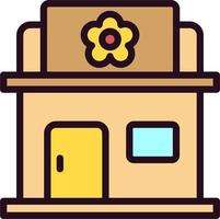 Flower Shop Vector Icon