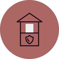 Security cabin Vector Icon