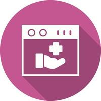 Medical Website Vector Icon