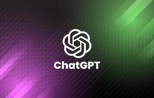 ChatGPT Technology Background vector
