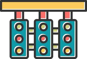 Traffic Lights Vector Icon