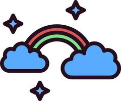 Rainbow Vector Icon