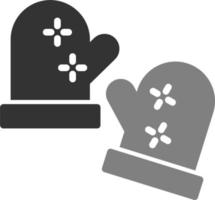 Winter Gloves Vector Icon