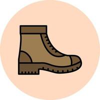 Military Boot Vector Icon