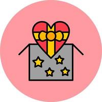 Heart Box Vector Icon