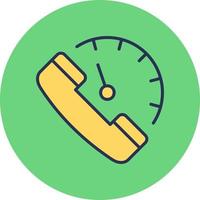 24 Hours Support Vector Icon