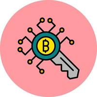 Encryption Key Vector Icon