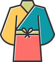 yukata vector icono