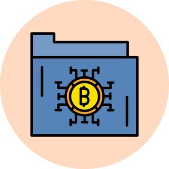 icono de vector de carpeta